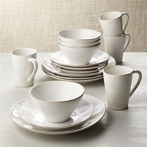 crate and barrel craft dinnerware